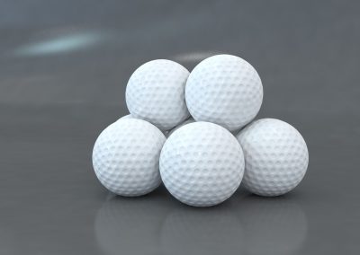 Stacked Golf Balls