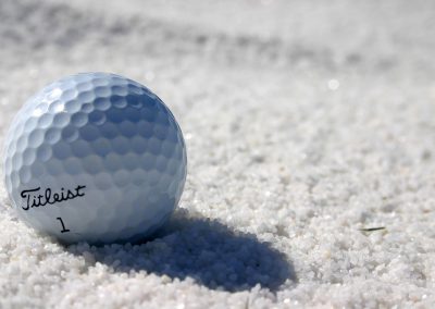 Golf Ball in sand